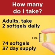 Nature Made Triple Omega 369 Softgels, Dietary Supplement, 74 Count