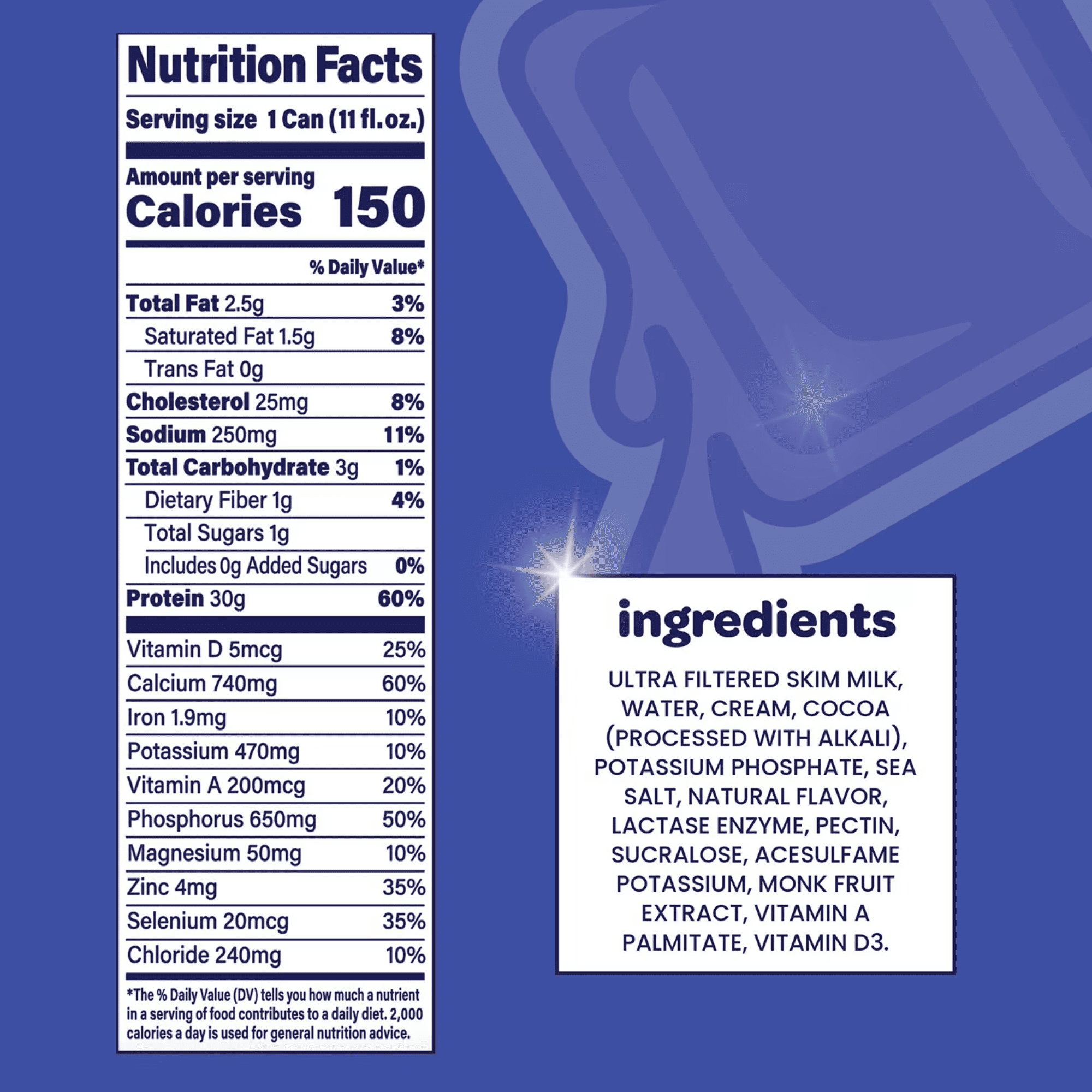 Nurri Ultra Filtered Milk Shake, 30g Protein - 4 Flavor Variety Sampler, Lactose Free, Low Sugar - 11 fl oz (8 Pack)
