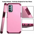 thumbnail image 4 of Kaleidio Case For OnePlus Nord N200 5G [Astro Armor] Rugged Slim [Shockproof] Impact Protector Hybrid Cover [Light Pink/Wine], 4 of 6