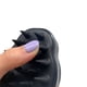thumbnail image 3 of Masajeador de cuero cabelludo de silicona suave, exfoliante, depurador de mano para ducha/champú para el cuidado del cabello (negro), cepillo de champú masajeador para el cuero cabelludo, 3 of 5