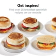 thumbnail image 2 of Sandwichera Hamilton Beach Plata con Anillo de Huevo para Ingredientes Personalizados, 2 of 8