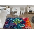 thumbnail image 2 of Stair Rug, Colorful Rugs, Modern Rug Door Mat Rugs, Large Rugs, Colorful Rug, Modern Rug, Entry Rugs, Anti-Slip Carpet Rug, Living Room Rug, 2.3'x3.3' - 70x110 cm, 2 of 7