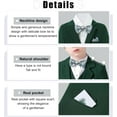 thumbnail image 6 of CARETOO Boy Suit 6 Pcs Boy Formal Wear Including Vest,Pants, Dress Shirt,Kerchief and Bow Tie for Formal Occasions Size 10 Years, 6 of 6