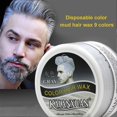 thumbnail image 3 of Hair Wax Long Lasting No Discoloration Fashionable Temporary Hair Color Hairstyle Cream for Cosplay, 3 of 5