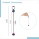 thumbnail image 4 of 25 barras de llavero con cuentas, suministros coloridos para hacer llaveros, barras de llavero con cuentas de metal para proyectos de bricolaje, colgantes, fabricación de joyas, accesorios de llavero, 4 of 6