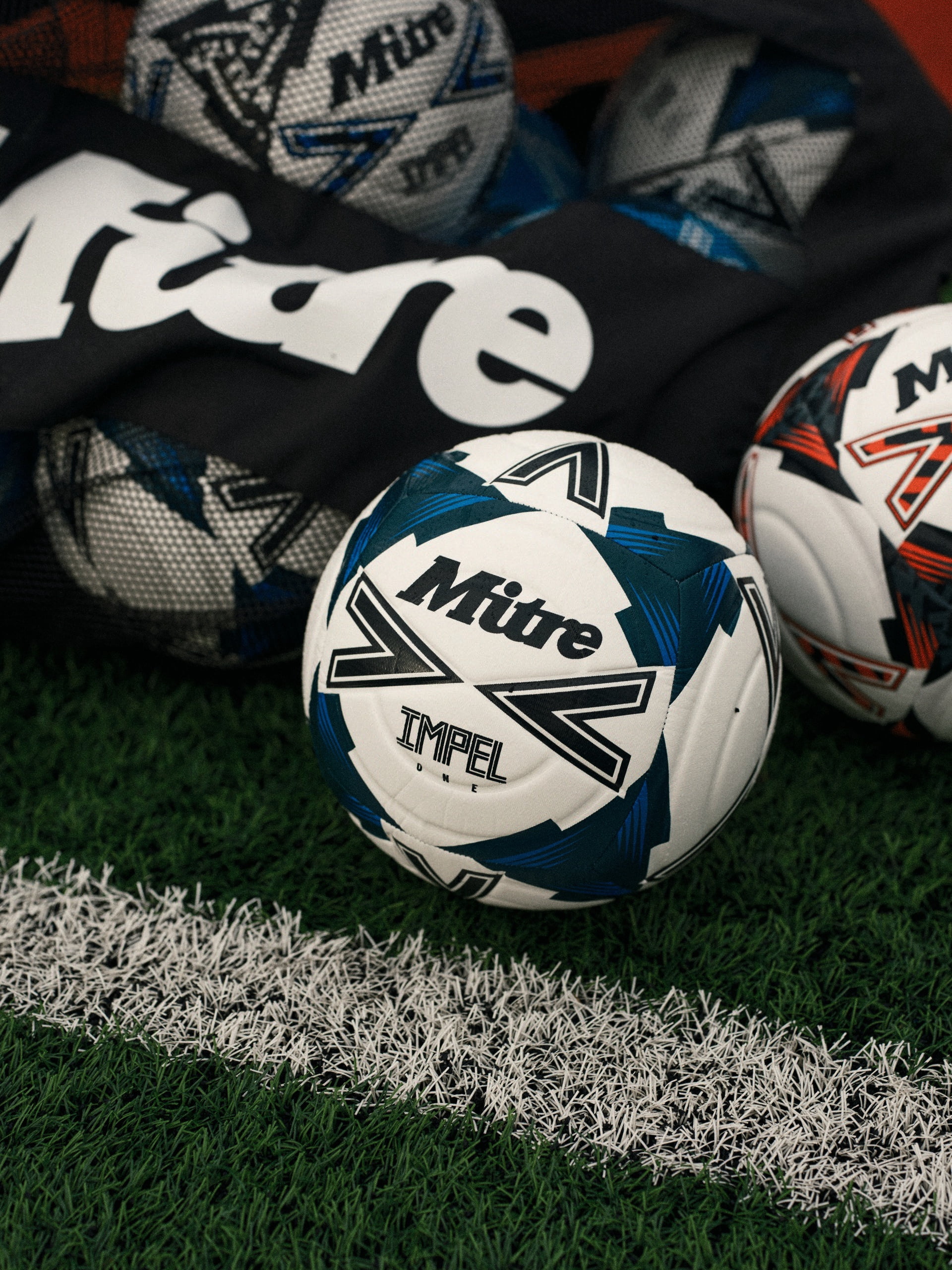 Mitre Impel One Training Soccer Ball – Durable 6-Panel Construction – Soft-Touch Foam & Hyperflow Grooves – for Grass or AstroTurf – Sizes 3,4,5