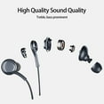thumbnail image 5 of 3.5mm Wired Earbuds with Microphone - In-Ear Headphones for iOS, Android - Stereo Sound, Powerful Bass - 100cm Cable, ABS Material, 5 of 5