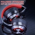 thumbnail image 5 of Wireless Over-Ear Headphones with Microphone, for Gaming and Work, Long Battery Life, Multiple Playback Modes, 5 of 9