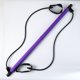thumbnail image 2 of Barra de resistencia, barra de pilates con banda de resistencia, barra de yoga portátil con presilla para pies, kit de barra de pilates portátil para yoga y ejercicio, color morado, 2 of 5