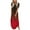 Red, variant on Inleife Womens Dresses Women's Maxi Dresses Summer Casual Rounk Neck Short Sleeve Slit Vacation Beach Long Dress