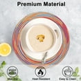 thumbnail image 2 of Round Woven Placemats Set of 6, 15-Inch Rainbow Colorful Boho Circle Placemats, Heat Resistant and Non-Slip for Kitchen Dining Table Decor, 2 of 14