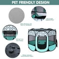 thumbnail image 7 of SENNAUX Foldable Pet Playpen Portable Dog Crate for Dogs Cats Other Small Animals,L, 7 of 7