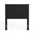 thumbnail image 3 of Wainscott Wood Panel Headboard in Black -  Twin Size, 3 of 6
