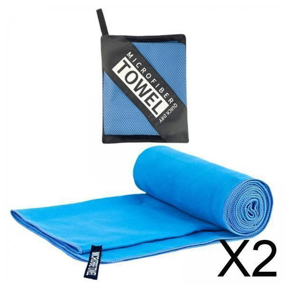 2 Toallas De Secado Rápido, Toalla De Viaje De Secado Rápido Para Acampar, Entrenamiento Al Aire Libre,