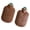 Coffee color, variant on Small Size Hot Water Bag With Knitted Plush Cover For Extended Warmth Cold Night Comfortable Warmers Bed Warming