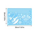 thumbnail image 3 of Christmas Decorations Christmas Ball Ornament Snowflake Window Clings PVC Christmas Window Stickers Decals For Glass Windows, 3 of 5