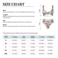 thumbnail image 2 of Kdxio Groovy Retro Santa Print Women's 2 Piece High Waisted Wrap Spaghetti Strap Summer Swimsuit Bikini Set-Large, 2 of 5