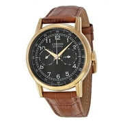 Citizen Men's AO9003-08E Brown Leather Japanese Quartz Dress Watch