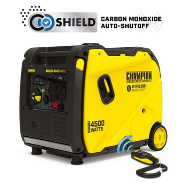 Champion Power Equipment 4500-Watt Wireless Remote Start RV Ready Portable Inverter Generator with Quiet Technology and CO Shield®