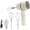 White, variant on Home Appliance 305 Hand Mixer - 3-Speed Electric Egg Beater with Double Mixing Rods for Baking, Whipping, and Beating - Lightweight Kitchen Mixer for Cakes, Cream, and Eggs
