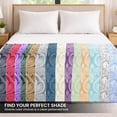 thumbnail image 6 of Lux Decor Twin XL 4 Piece Bed Sheet Set - Paisley Printed Microfiber Sheets, Ultra Soft, Deep Pocket, Wrinkle-Free, Breathable, OEKO-TEX Certified - Twin XL, Taupe, 6 of 7