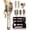 Champagne, variant on ELLA BELLA® 6 in 1 Professional Hot Air Styler • Powerful Hair Dryer & Straightener Set • Fast Drying Curling Volumizing Straightening Styling • Includes Protective Travel Case (Champagne)