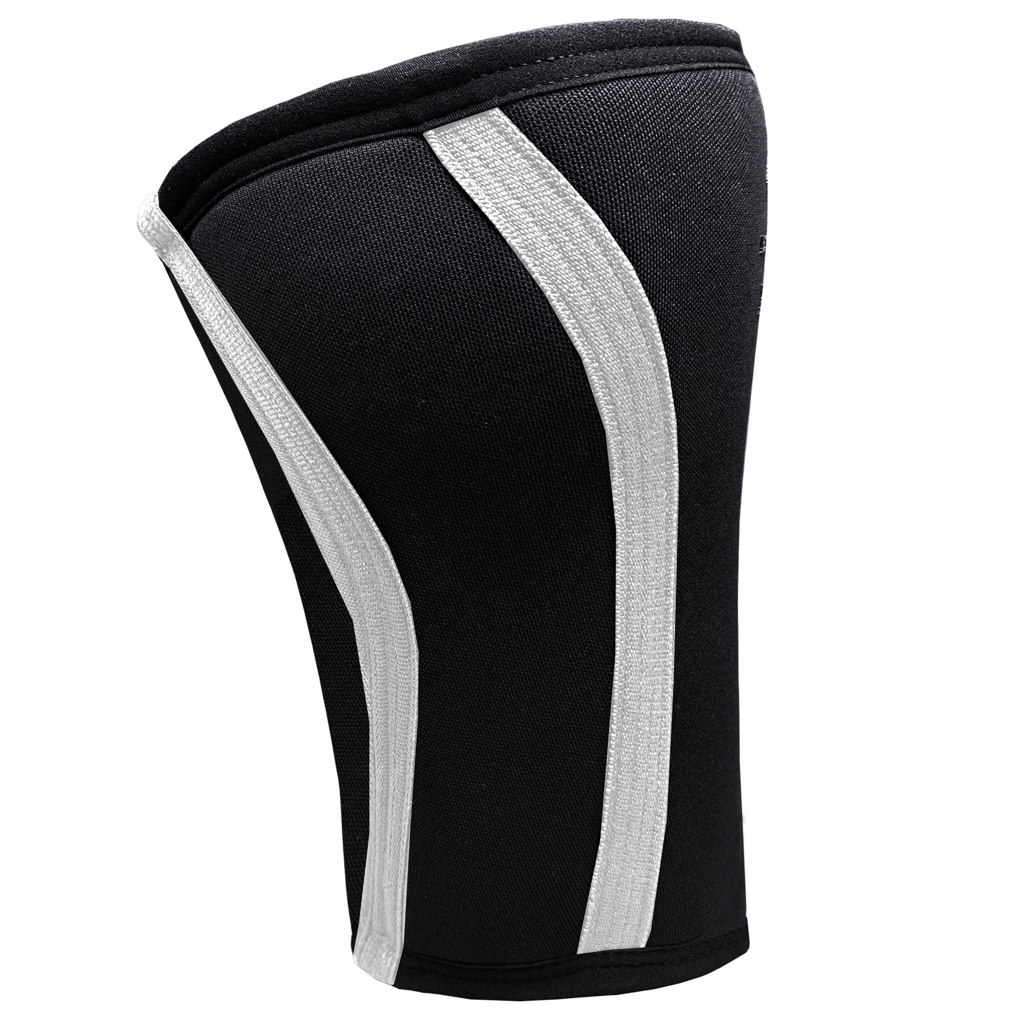 IBRO Premium 7MM Knee Sleeves (Pair) for Weightlifting & Powerlifting, Ultimate Compression Support & Injury Prevention - Squats, Deadlifts - for Men & Women, 1 Year Warranty, BlackWhite XXL