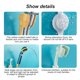 thumbnail image 5 of Soporte para cabezal de ducha sin perforaciones para baño soporte de montaje con ventosa ajustable giratorio de 360 ​​grados soporte para ducha colgador de boquilla azul brillar Electrónica, 5 of 5