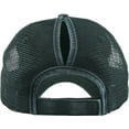 thumbnail image 5 of Ponytail Messy High Bun Adjustable Mesh Trucker Baseball Cap, 5 of 7