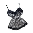 thumbnail image 2 of ZSQDM Underwear for Women, New Women Sleepwear Camisole Bow Shorts V-Neck Tops Velvet Pajamas Sleepwear Grey XL, 2 of 6