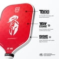 thumbnail image 4 of Mint Sport Carbon Fiber Pickleball Paddle Mint Movemint I – 16mm Polypropylene Core, Midweight Cold Pressed with Smooth Surface, TPE Edge Guard, USAPA Approved – Power & Control for All Skill Levels, 4 of 9