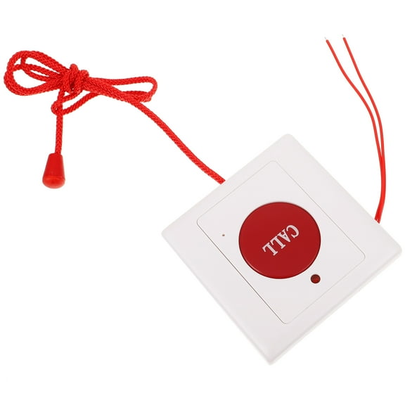 NICEXMAS Emergency Call Button for Patients with Wall Mount White Design