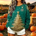 thumbnail image 2 of Enjoytime Christmas Womens Sweatshirts Crewneck Long Sleeve Pullover Tops Trendy Casual Xmas Graphic Sweatshirt, 2 of 7