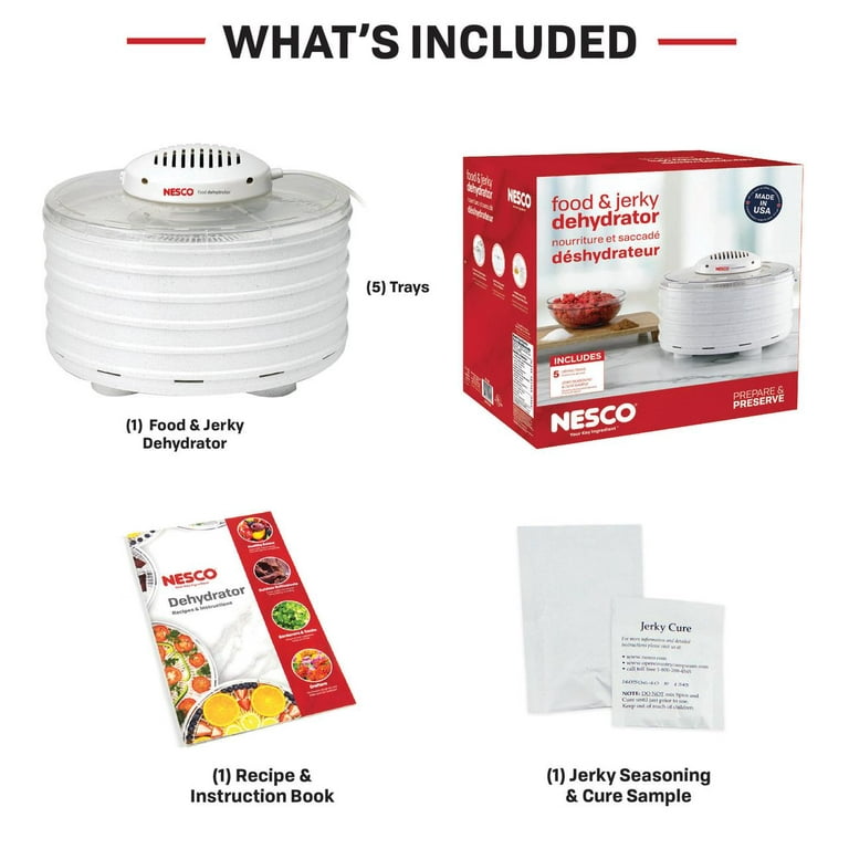 Nesco 4-Tray White Food Dehydrator FD-61 - The Home Depot