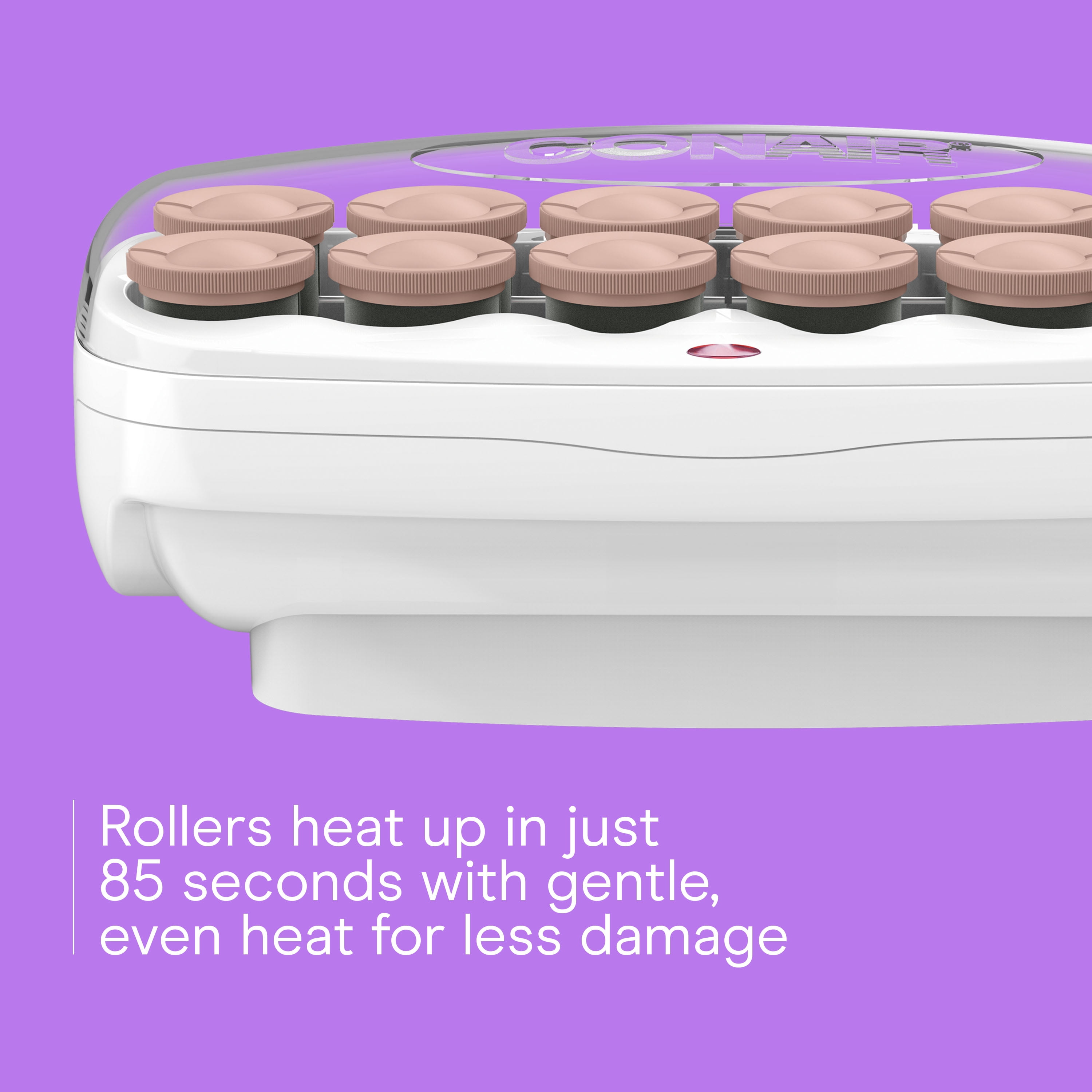 Conair Xtreme Big Curls Hot Rollers, 12 Jumbo Rollers and Super Clips