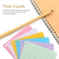 thumbnail image 3 of KAKOWELY Index Cards 6 Pcs Index Cards Flash Cards With Rings Note Cards Lined Flash Cards Small Index Cards Lined Flash Cards For Learning Studying5"X2.95"X0.31", 3 of 5