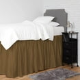 thumbnail image 5 of College Dorm Bedskirt - Ruffled Dorm Bedskirt for Dorm Bed - Twin XL Size - 100% Microfiber - 32" Drop - Twin XL - Taupe Solid., 5 of 8