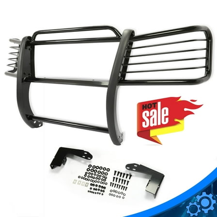 Fits 2002-2009 2007 2008 Chevy Trailblazer EXT Black Grille Grill Brush Guard