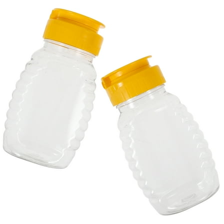 OUNONA Syrup Container Leak Proof Round 2Pcs