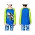 thumbnail image 2 of Tebbis Pajamas For Boys Trendy Shark with Headset Long Sleeves 2-Piece PJs Set Kid Comfy Sleepwear Size 10, 2 of 10