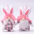 thumbnail image 2 of Decoraciones De Pascua Orejas De Conejo Gnomos De Pascua Muñeca Sueco Tomte Elfo Decoración Primavera Gnomos Pascua Vacaciones Decoración Del Hogar Regalos Inevent FN006808-02, 2 of 6