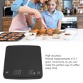 thumbnail image 4 of Báscula De Café Con Temporizador, Báscula De Café Expreso Portátil De Alta Precisión De 5 Kg/0,1 G Con Tara Automática, Pantalla LCD, Báscula De Café Pequeña Recargable, 4 of 8