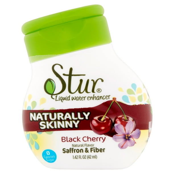 Stur Naturally Skinny Black Cherry Liquid Water Enhancer