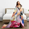 thumbnail image 5 of True And The Rainbow Blanket, Super Soft Throw Blanket For Couch Sofa Bed, Cozy Lightweight Warm Flannel Blanket, 40"X30", 5 of 9