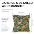 thumbnail image 2 of pumpkins acorns mushrooms Linen toss pillowcase decoration pillowcase gifting preferred 20x20 inch cushion cover 4 sets sofa pillowcase sofa bedroom living room car, 2 of 7