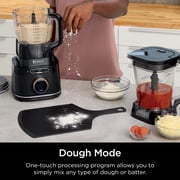 Ninja Detect Kitchen System Power Blender + Processor Pro, BlendSense Technology, Blender, Chopping & Smoothies, 1800 Peak Watts, 72 oz. Pitcher, 64 oz. Food Processor, 24 oz. To-Go Cup, TB401 Black