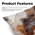thumbnail image 2 of Marble Velvet Throw Covers Pillow Inserts - Set of 2 Decorative Pillows with Unique Patterns for Home Decor, Couch, Bed - 16x16, 18x18, 20x20 Inches, 2 of 6