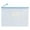 Sky Blue, variant on SPOORYYO PVC Mesh Zipper Bags for A4 Documents - Translucent Pouch with Rope Hook for Office and School Organization