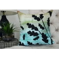 thumbnail image 2 of 18 Inch Flowing Leaves Multi Floral Print Decorative Throw Pillow, 2 of 2