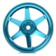 thumbnail image 3 of 4p Aluminum Alloy6 Spoke Wheel Rim,blue, 3 of 5